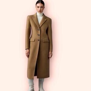 Mackage Wool Winter Coat Ruth Light Camel Size Med